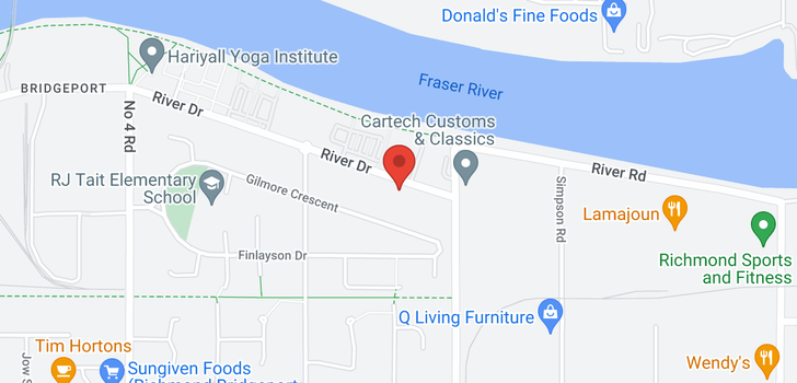 map of 10680 RIVER DRIVE